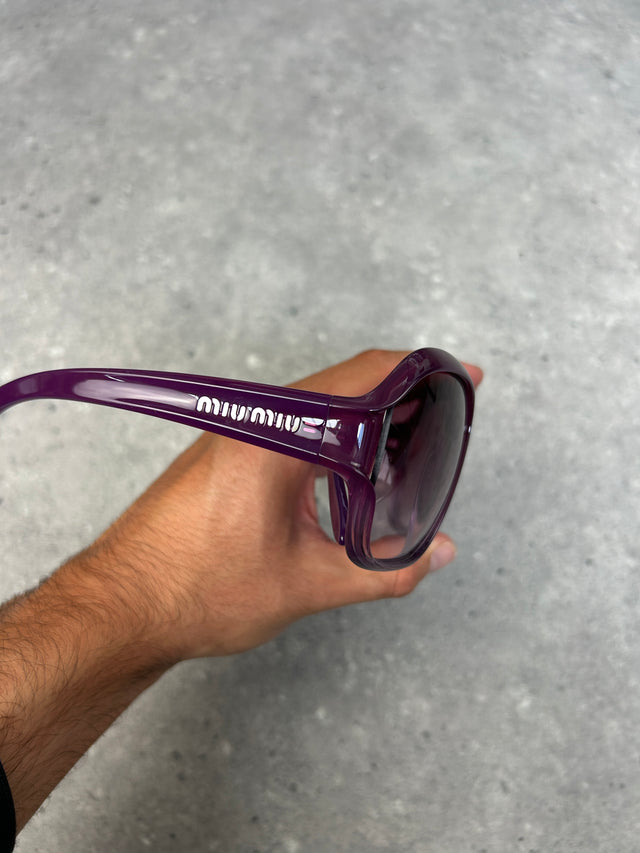 MIU MIU SONNENBRILLE LILA VINTAGE SS 2009