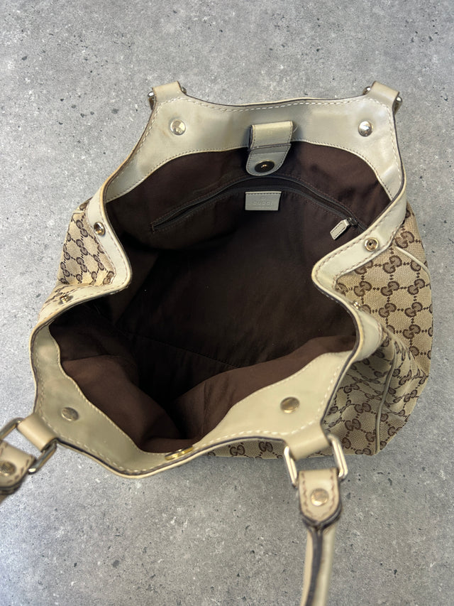 VINTAGE GUCCI SUKEY HANDTASCHE BEIGE