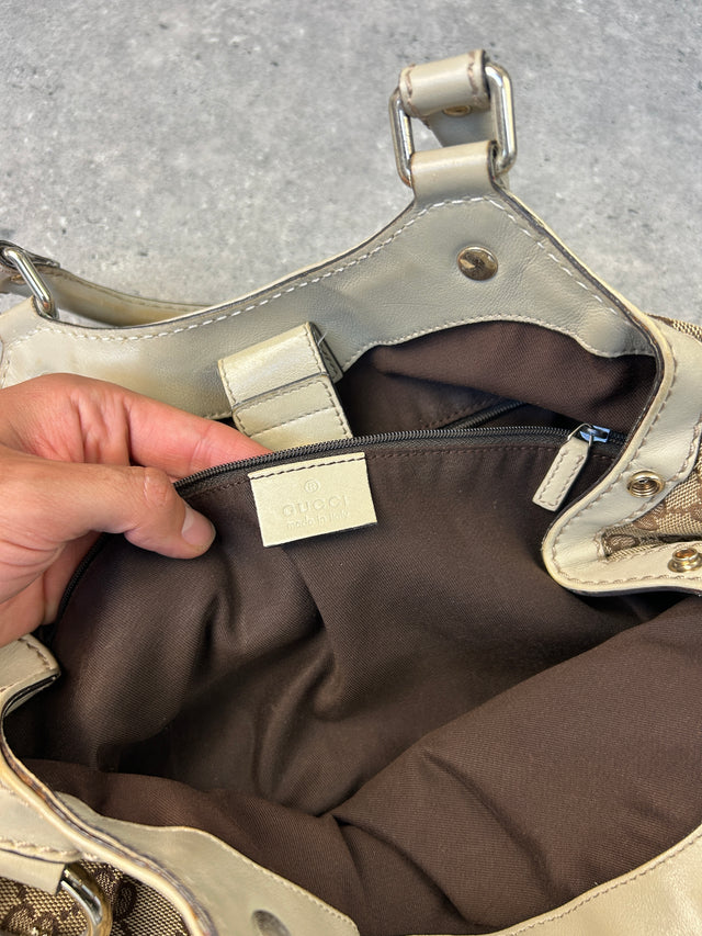 VINTAGE GUCCI SUKEY HANDTASCHE BEIGE