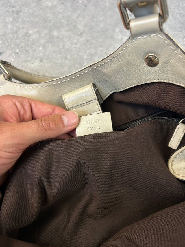 VINTAGE GUCCI SUKEY HANDTASCHE BEIGE