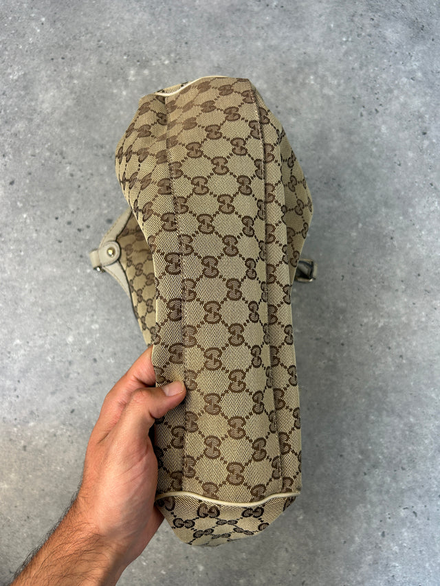 VINTAGE GUCCI SUKEY HANDTASCHE BEIGE