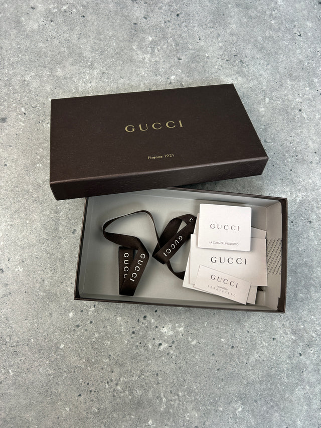 VINTAGE GUCCI "LOVELY HEART" MONOGRAMM PORTEMONNAIE