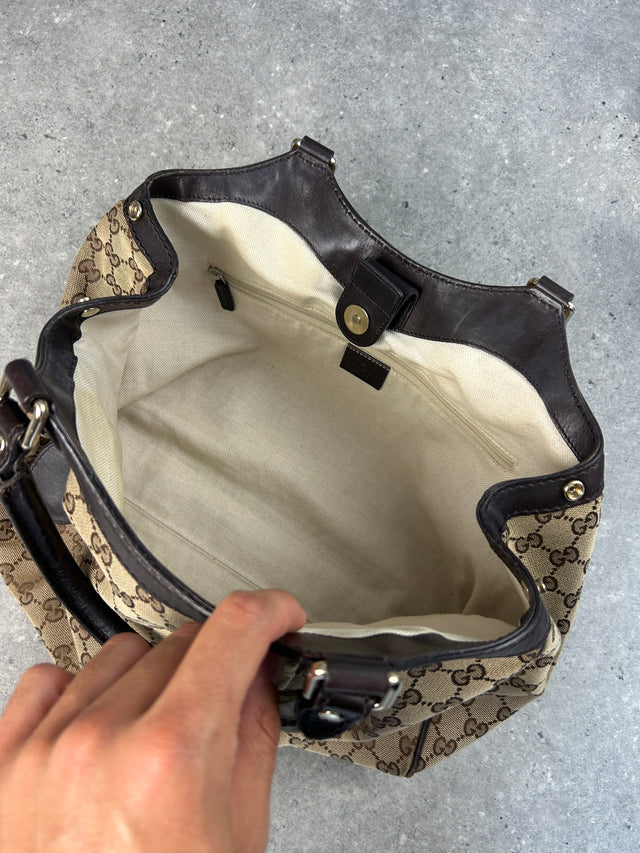 VINTAGE GUCCI SUKEY HANDTASCHE BRAUN