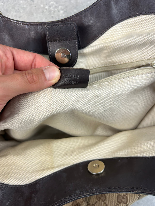 VINTAGE GUCCI SUKEY HANDTASCHE BRAUN