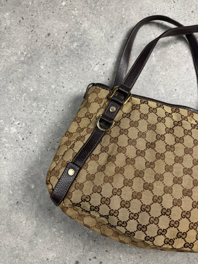 GUCCI ABBEY TOTE HANDTASCHE BRAUN