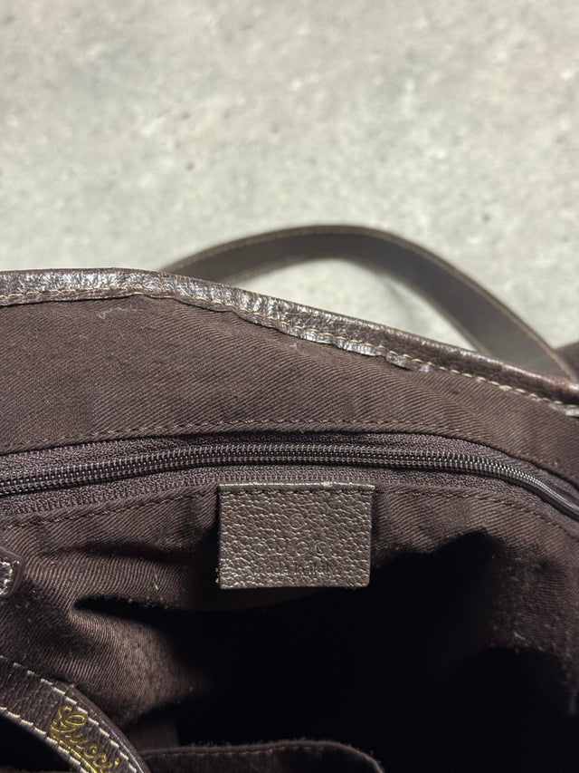 GUCCI ABBEY TOTE HANDTASCHE BRAUN