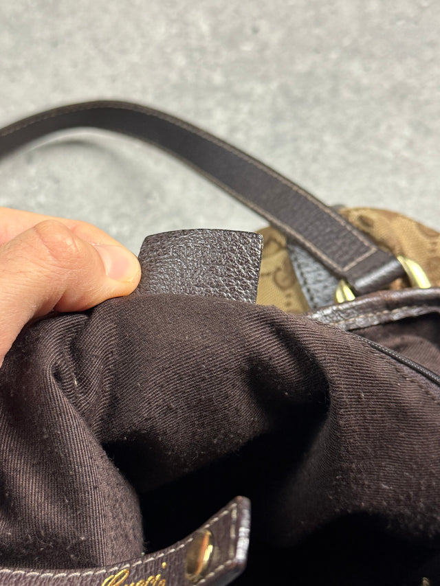 GUCCI ABBEY TOTE HANDTASCHE BRAUN