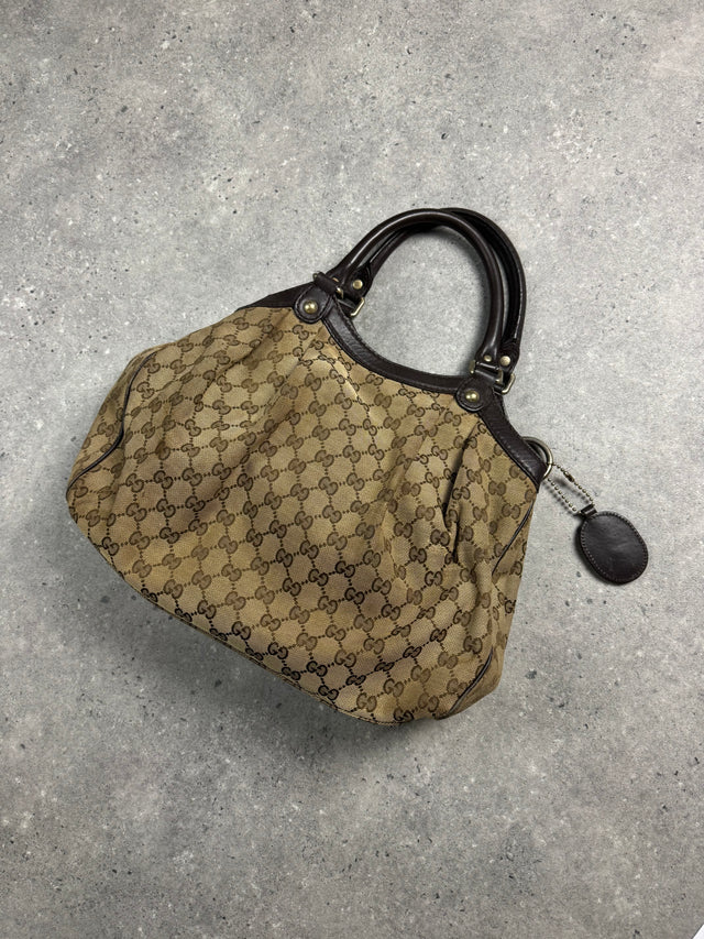 GUCCI SUKEY HANDTASCHE BRAUN