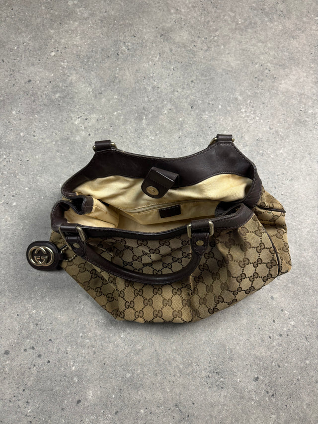GUCCI SUKEY HANDTASCHE BRAUN