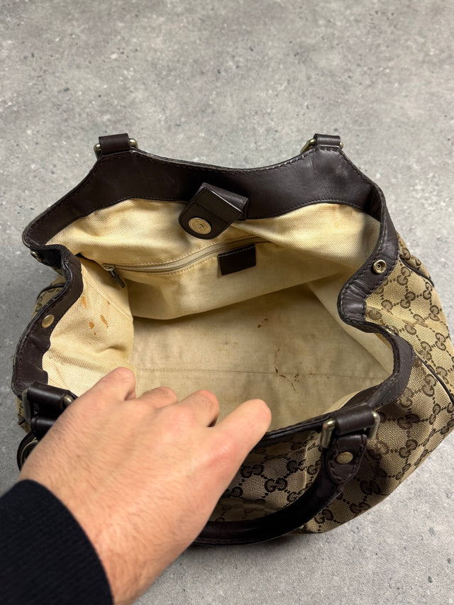 GUCCI SUKEY HANDTASCHE BRAUN