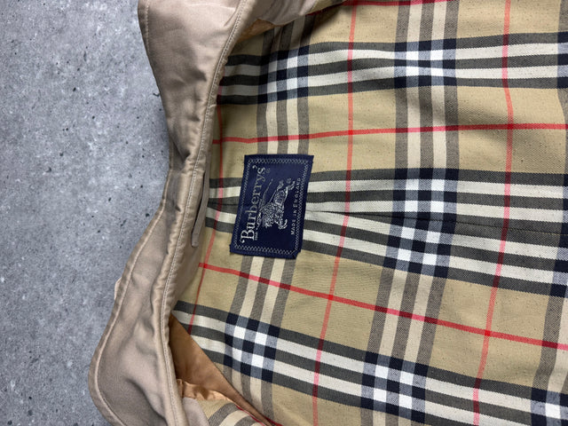 VINTAGE BURBERRY KENSINGTON MANTEL HERREN BEIGE