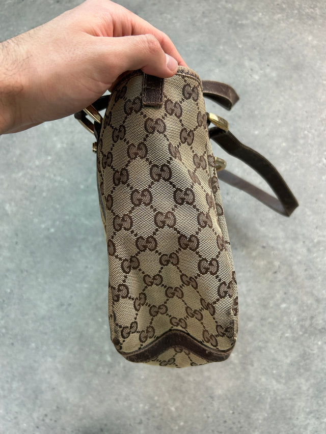 GUCCI MONOGRAMM HANDTASCHE BRAUN BEIGE