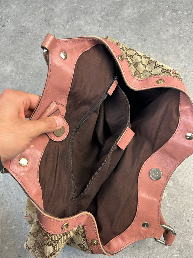 GUCCI SUKEY MONOGRAMM HANDTASCHE ROSA