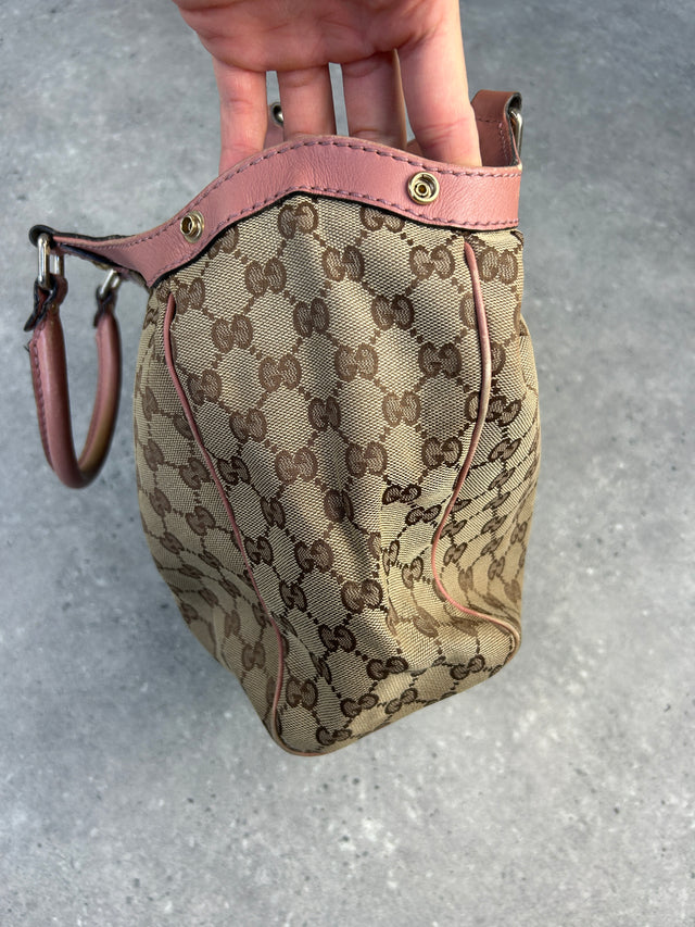 GUCCI SUKEY MONOGRAMM HANDTASCHE ROSA