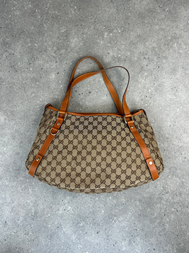 GUCCI ABBEY MONOGRAMM HANDTASCHE ORANGE