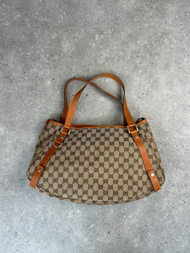GUCCI ABBEY MONOGRAMM HANDTASCHE ORANGE