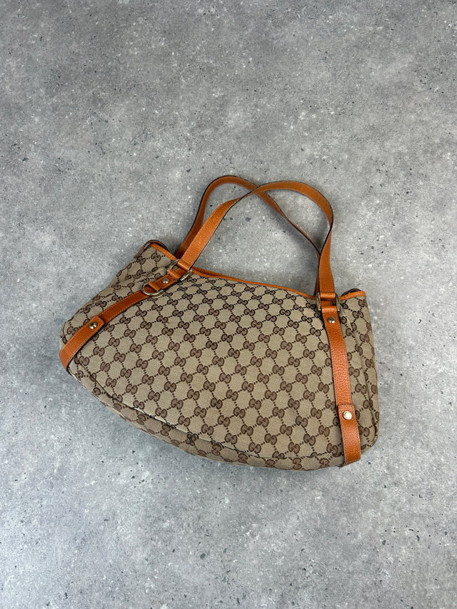 GUCCI ABBEY MONOGRAMM HANDTASCHE ORANGE