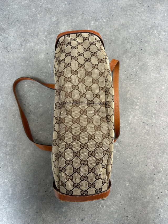 GUCCI ABBEY MONOGRAMM HANDTASCHE ORANGE