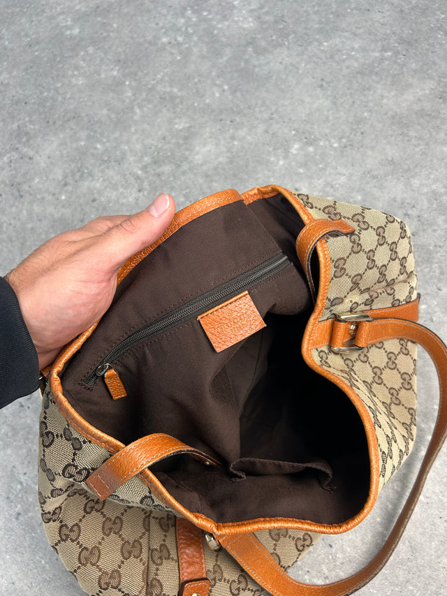 GUCCI ABBEY MONOGRAMM HANDTASCHE ORANGE