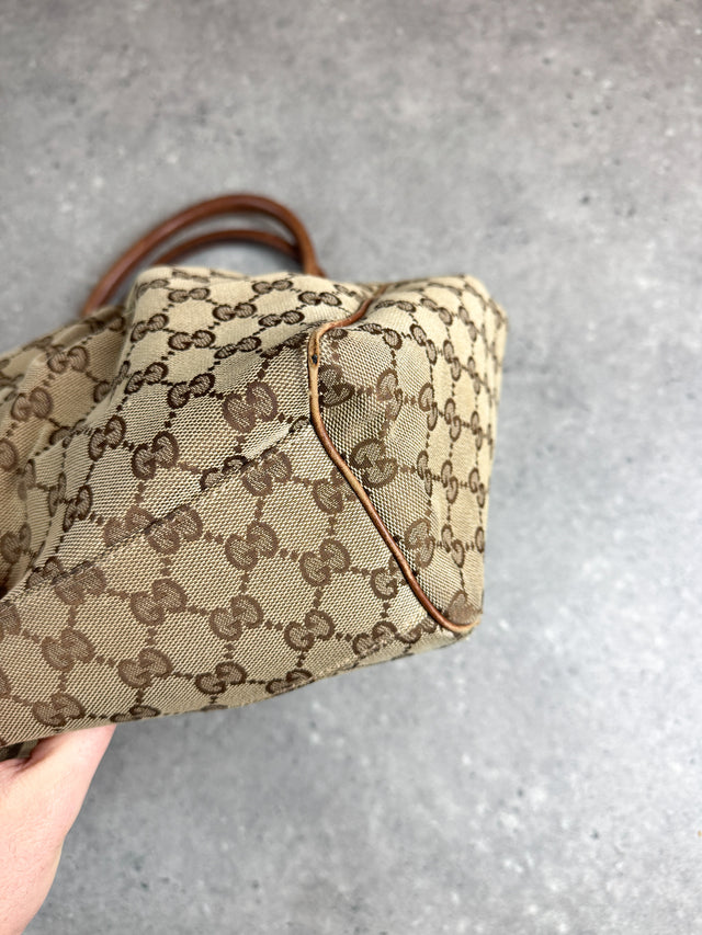 Gucci Sukey GG Monogramm Schultertasche Braun