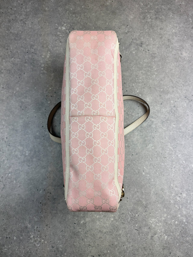 Gucci GG Monogramm Shopper Tote Handtasche Rosa