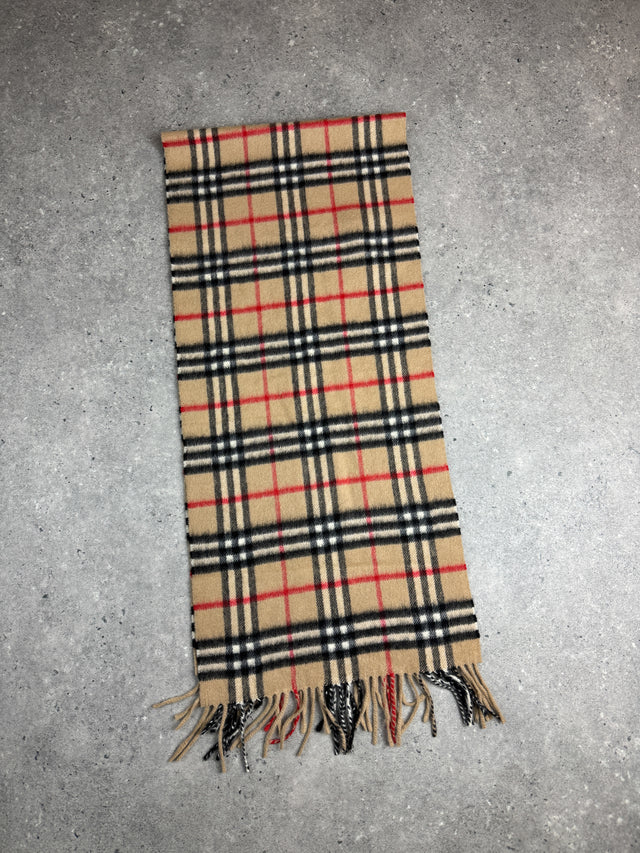 Burberry Kaschmir Nova Check Schal Beige