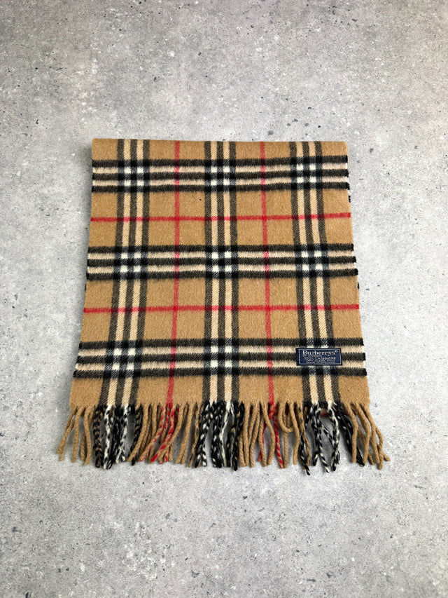 Burberry Nova Check Kaschmir Schal Vintage