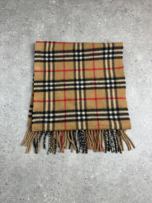 Burberry Nova Check Kaschmir Schal Vintage
