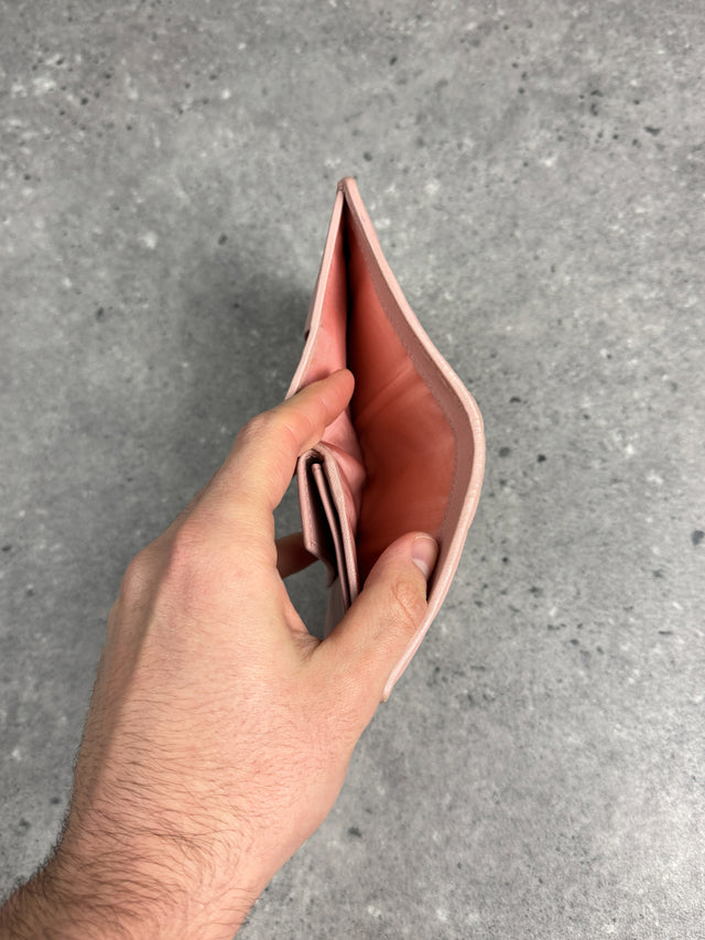 Miu Miu Matelassé Leder Portemonnaie Rosa