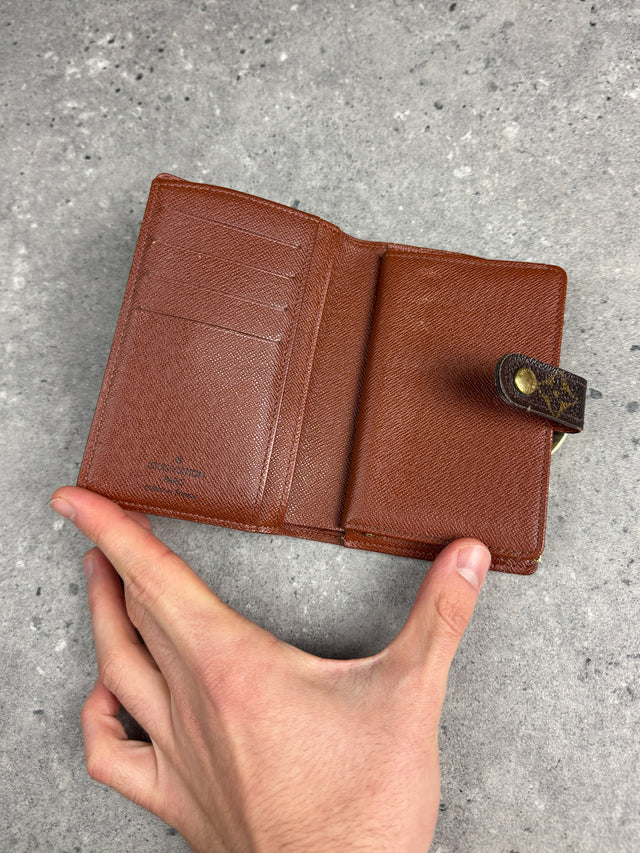 Louis Vuitton Monogramm Canvas Clip Portemonnaie