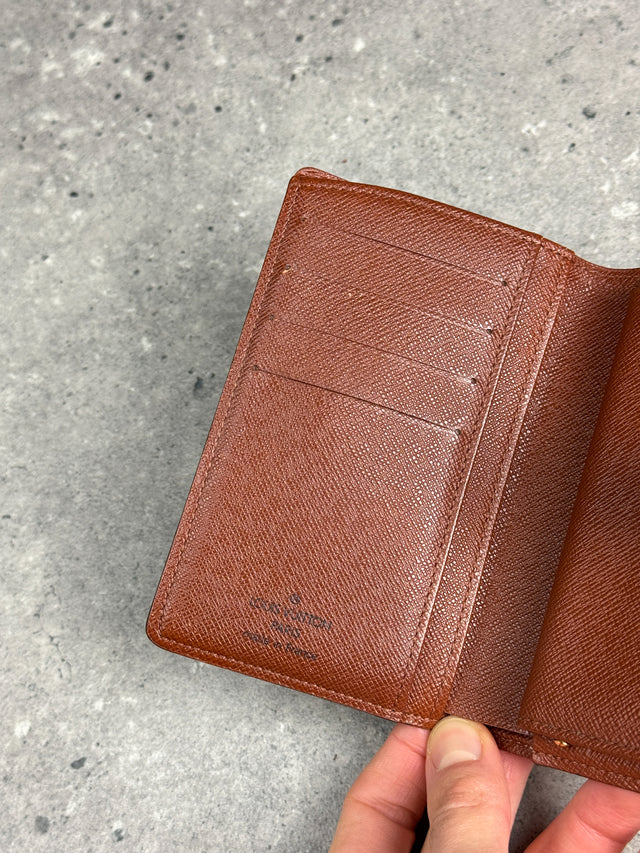 Louis Vuitton Monogramm Canvas Clip Portemonnaie