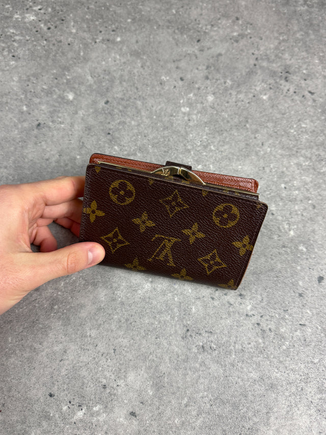Louis Vuitton Monogramm Canvas Clip Portemonnaie