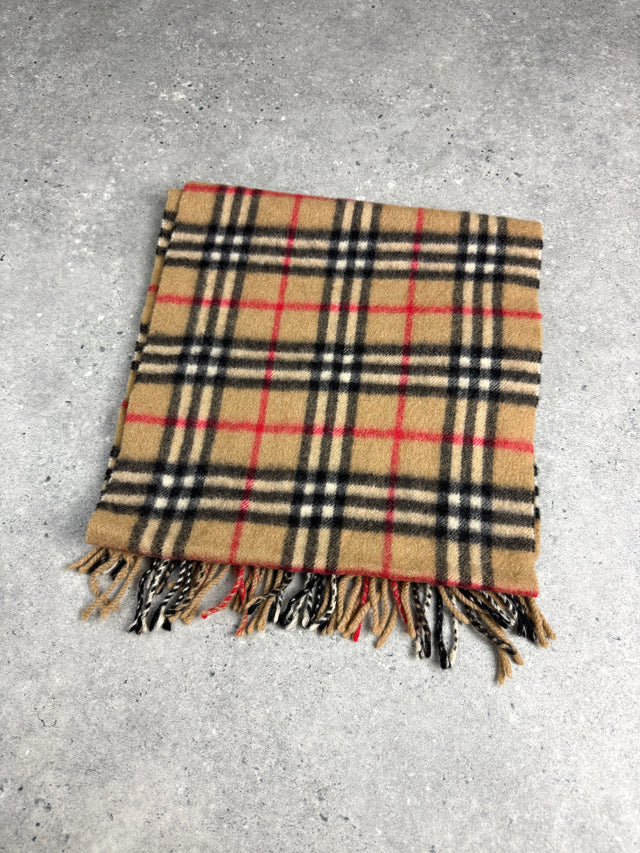 Burberry Nova Check Kaschmir Schal Vintage