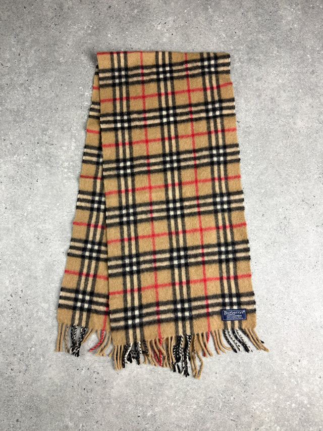Burberry Nova Check Kaschmir Schal Vintage