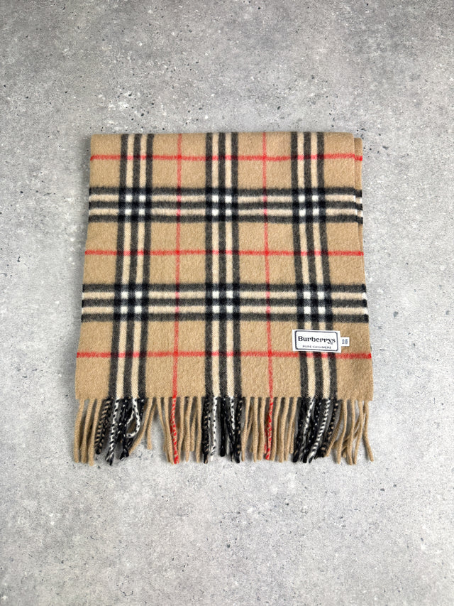 Burberry Nova Check Kaschmir Schal Vintage