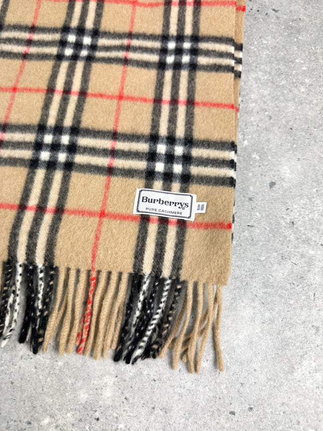 Burberry Nova Check Kaschmir Schal Vintage