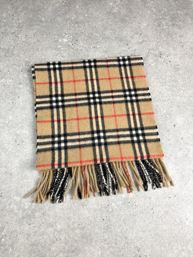 Burberry Nova Check Kaschmir Schal Vintage
