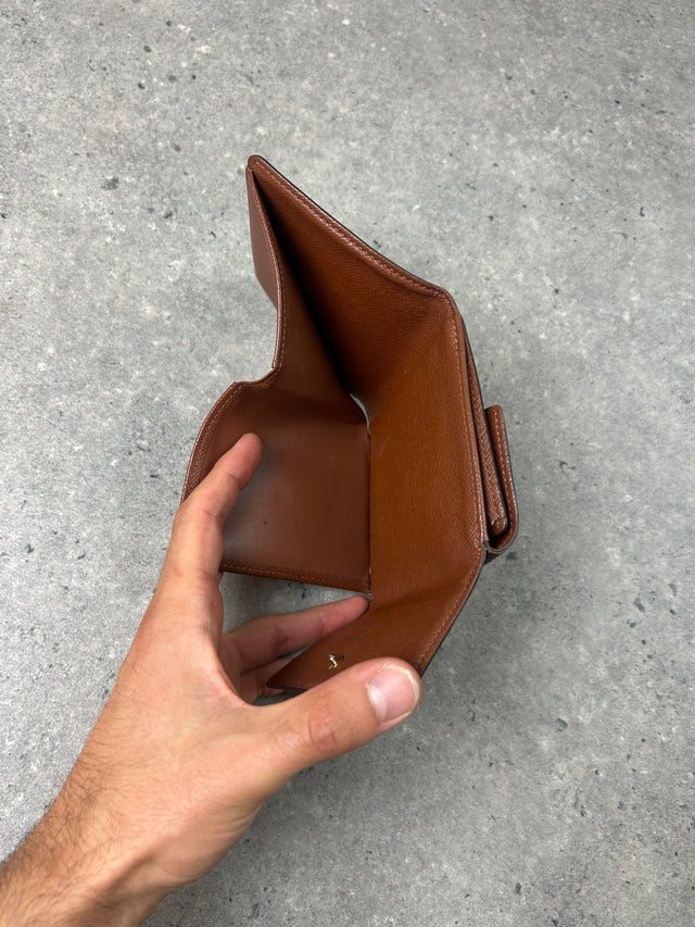 LOUIS VUITTON MONOGRAM BUTTON WALLET