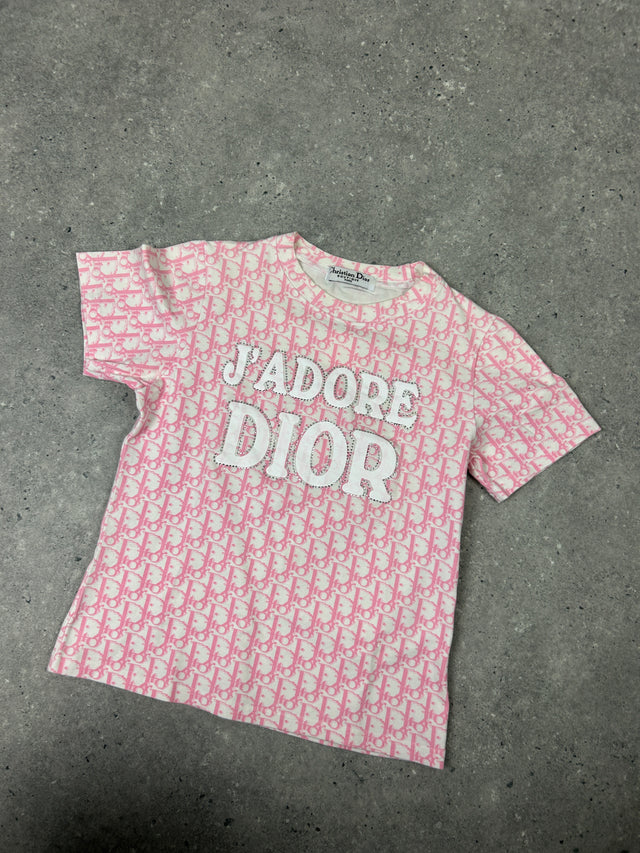 CHRISTIAN DIOR J'ADORE MONOGRAM WOMAN TOP PINK