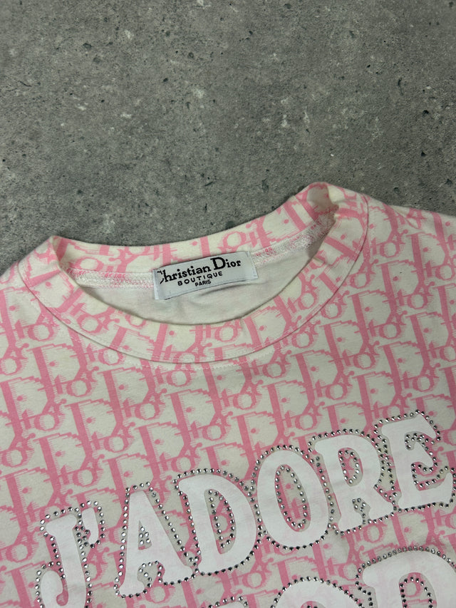 CHRISTIAN DIOR J'ADORE MONOGRAM WOMAN TOP PINK