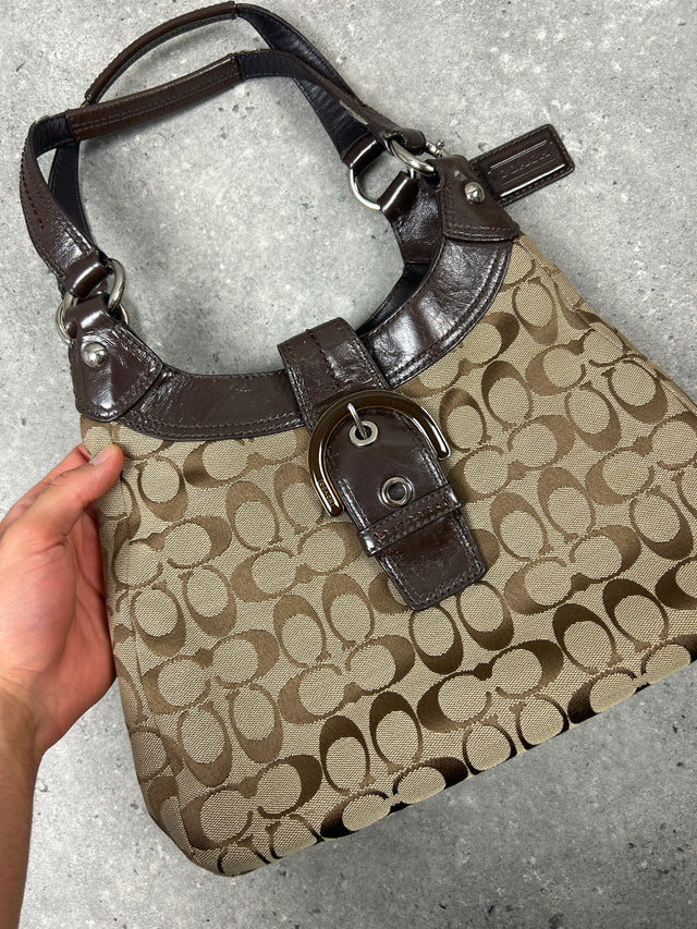 COACH MONOGRAM HAND BAG