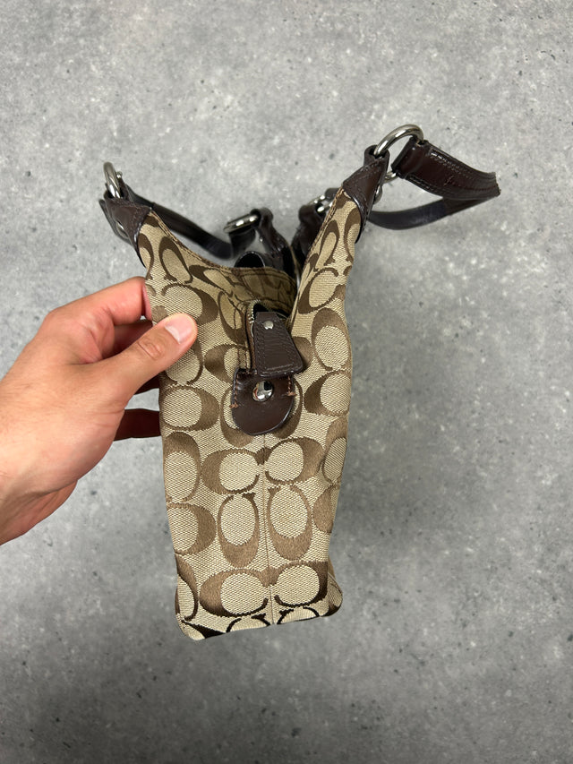 COACH MONOGRAM HAND BAG