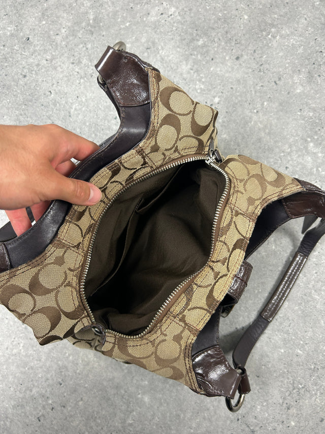 COACH MONOGRAM HAND BAG