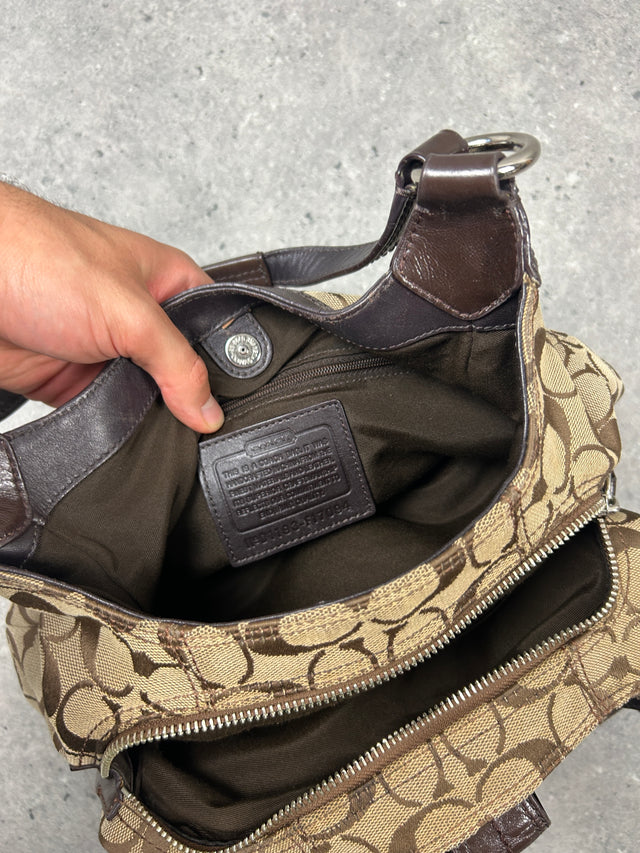 COACH MONOGRAM HAND BAG