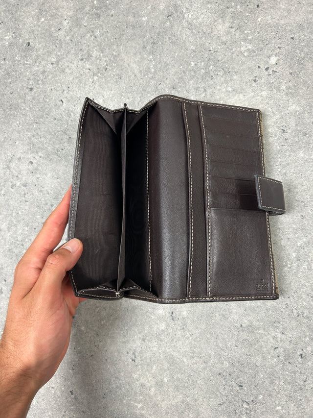 GUCCI HEART MONOGRAM WALLET