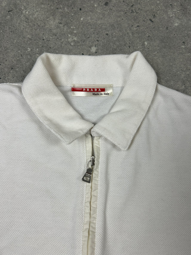 VINTAGE PRADA LINEA ROSSA DAMEN TOP WEISS