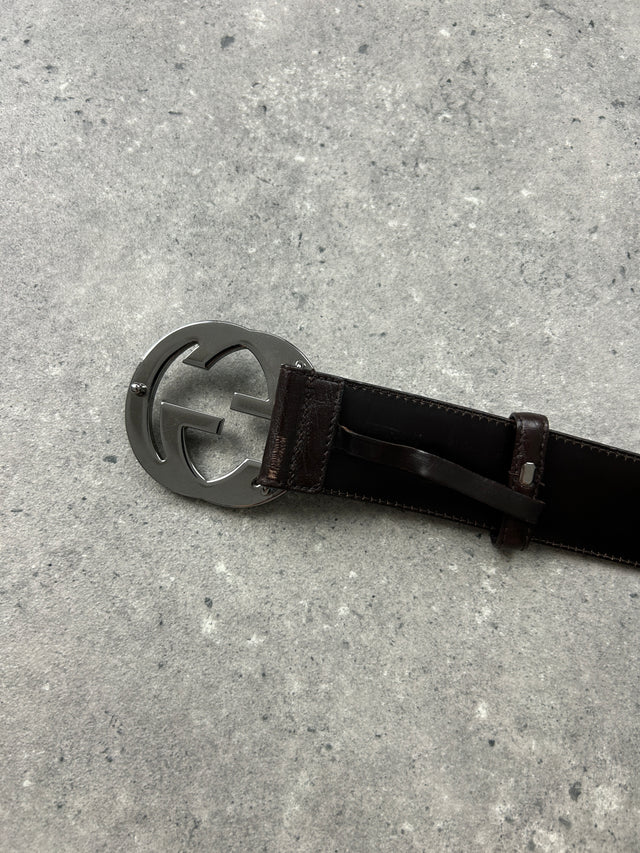 GUCCI LEDER GÜRTEL ROT GRÜN