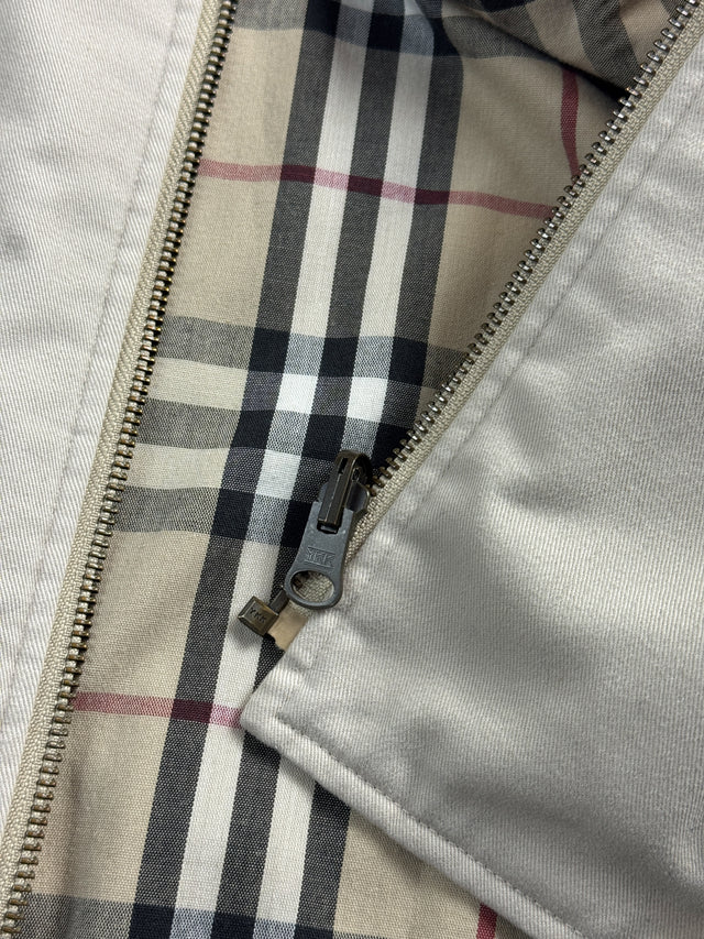 Burberry Nova Check Harrington Reversible Jacke Beige