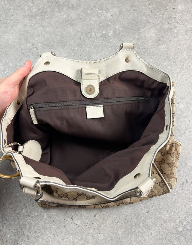 Gucci Sukey GG Monogramm Handtasche Beige