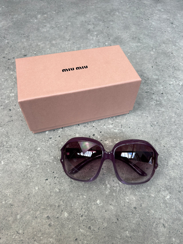 MIU MIU SONNENBRILLE LILA VINTAGE SS 2009